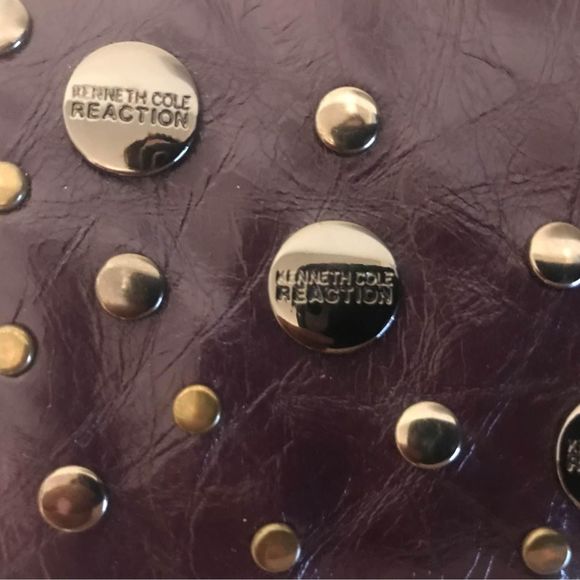 Large Kenneth Cole Reaction purple wallet clutch. - Picture 2 of 6